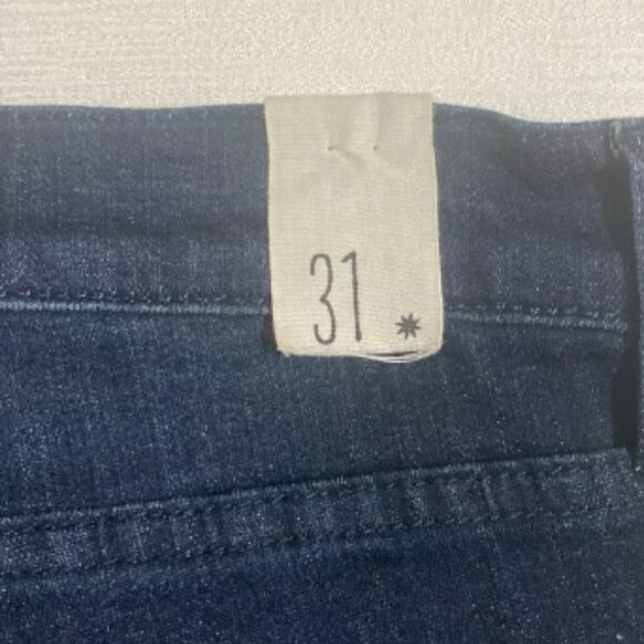 COSMIC BLUE LOVE Women's Dark Blue Bootcut Denim Jean Pants Size 31 - Picture 8 of 10